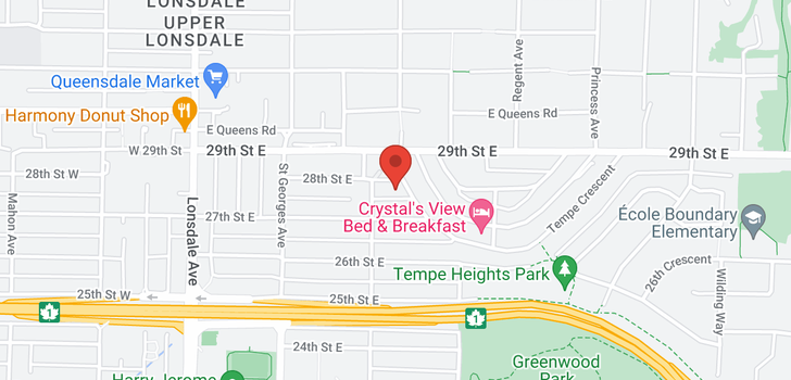 map of 317 E 28TH STREET